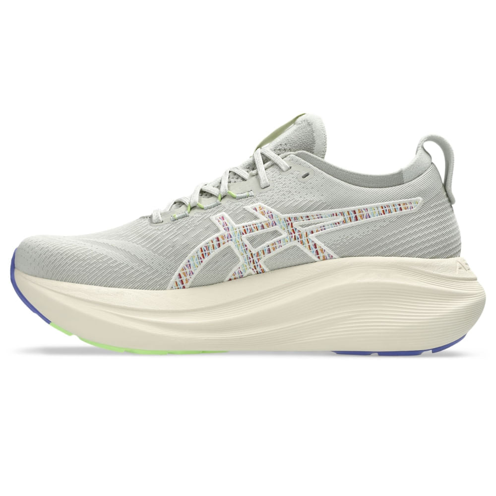 Tênis ASICS GEL-Nimbus 27 TR - Masculino - Verde detalhe do produto - 1011C024-300