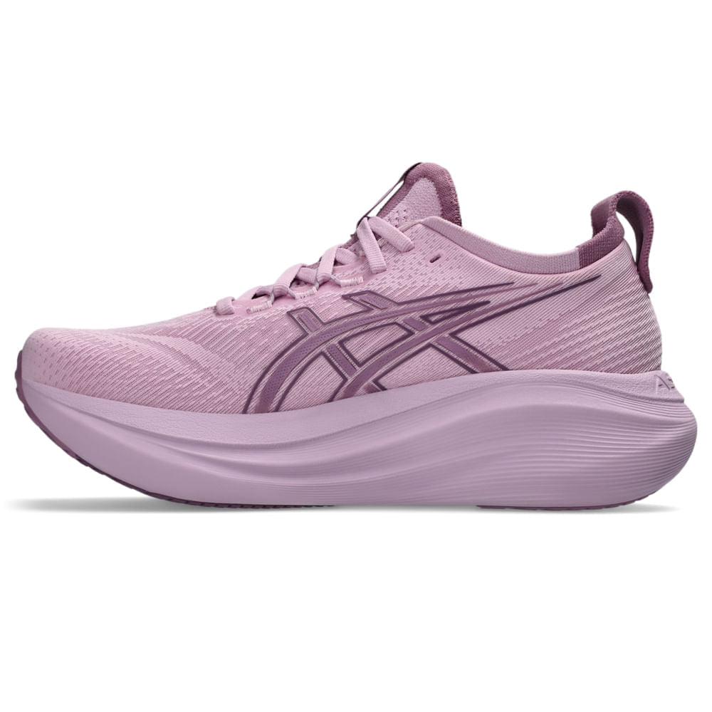 Tênis ASICS GEL-Nimbus 27 - Feminino - Roxo/Roxo detalhe do produto - 1012B753-700