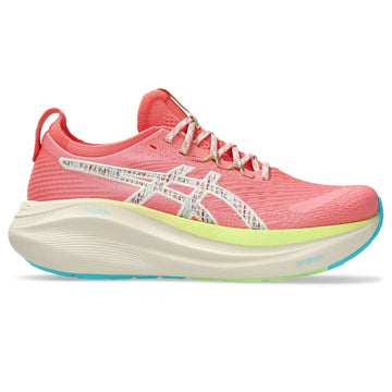 Tênis ASICS GEL-Nimbus 27 TR - Feminino - Rosa vista lateral direita - 1012B808-700