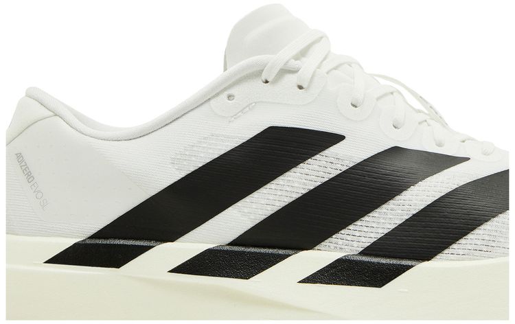 Tênis Masculino adidas Adizero Evo SL White Black - JH6206 - Lateral Exterior
