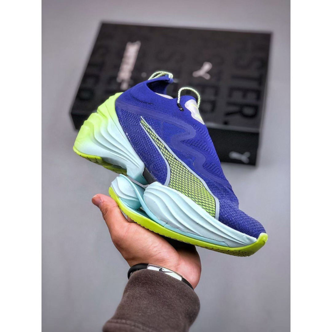 Puma Fast-RB Nitro Elite - Azul com Verde