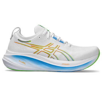 Asics Gel - Nimbus 26 - Branco com Azul e Verde