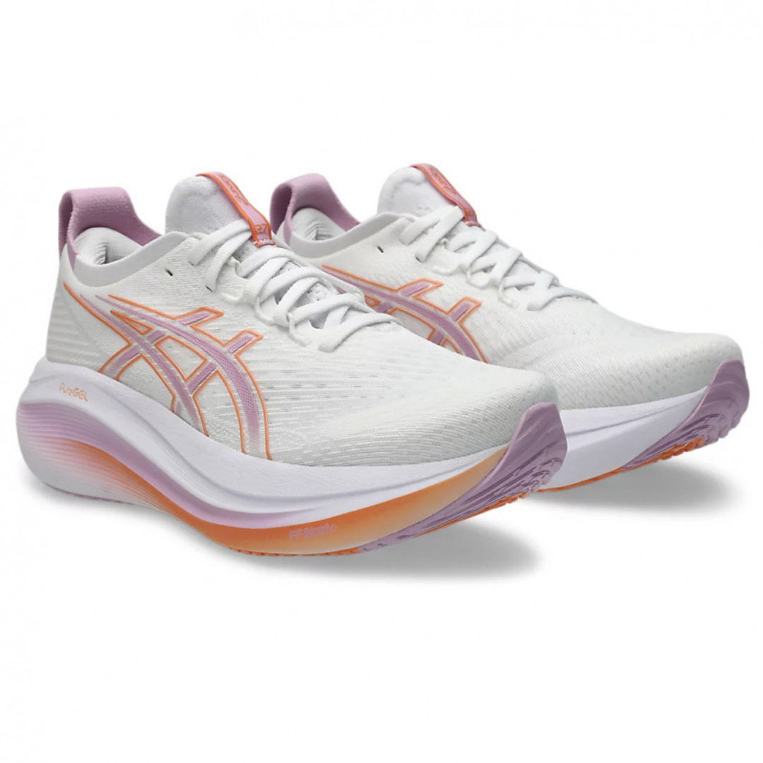 Asics Gel - Nimbus 27 - Branco/Lilás