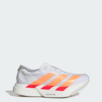 Tênis Feminino adidas Adizero Adios Pro 4 Cloud White / Beam Orange - JR7087 - Vista Lateral