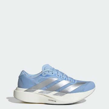 Tênis Feminino adidas Adizero Evo SL Glow Blue / Silver Metallic - JS4453 - Vista Lateral
