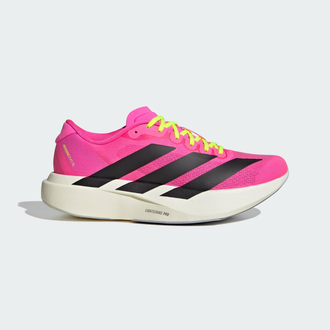 Tênis Feminino adidas Adizero Evo SL Lucid Pink / Core Black - JS4455 - Vista Lateral