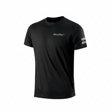 Camisa Running MovFlex – Dry-Tech Ultra Light All Black