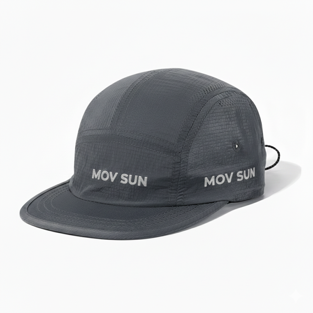Boné Esportivo Mov Sun Cinza Graphite - Ultra Leve e Respirável