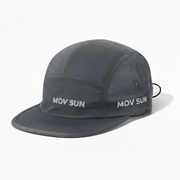 Boné Esportivo Mov Sun Cinza Graphite - Ultra Leve e Respirável