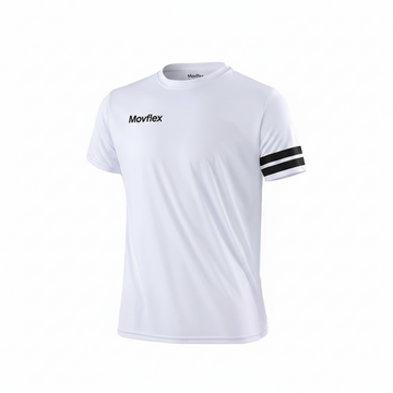 Camisa Running MovFlex – Dry-Tech Ultra Light Ice White