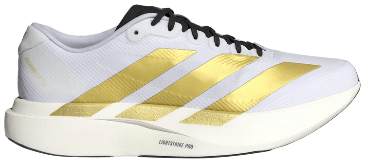 Tênis Masculino adidas Adizero Evo SL White Gold - JQ4441 - Lateral Exterior