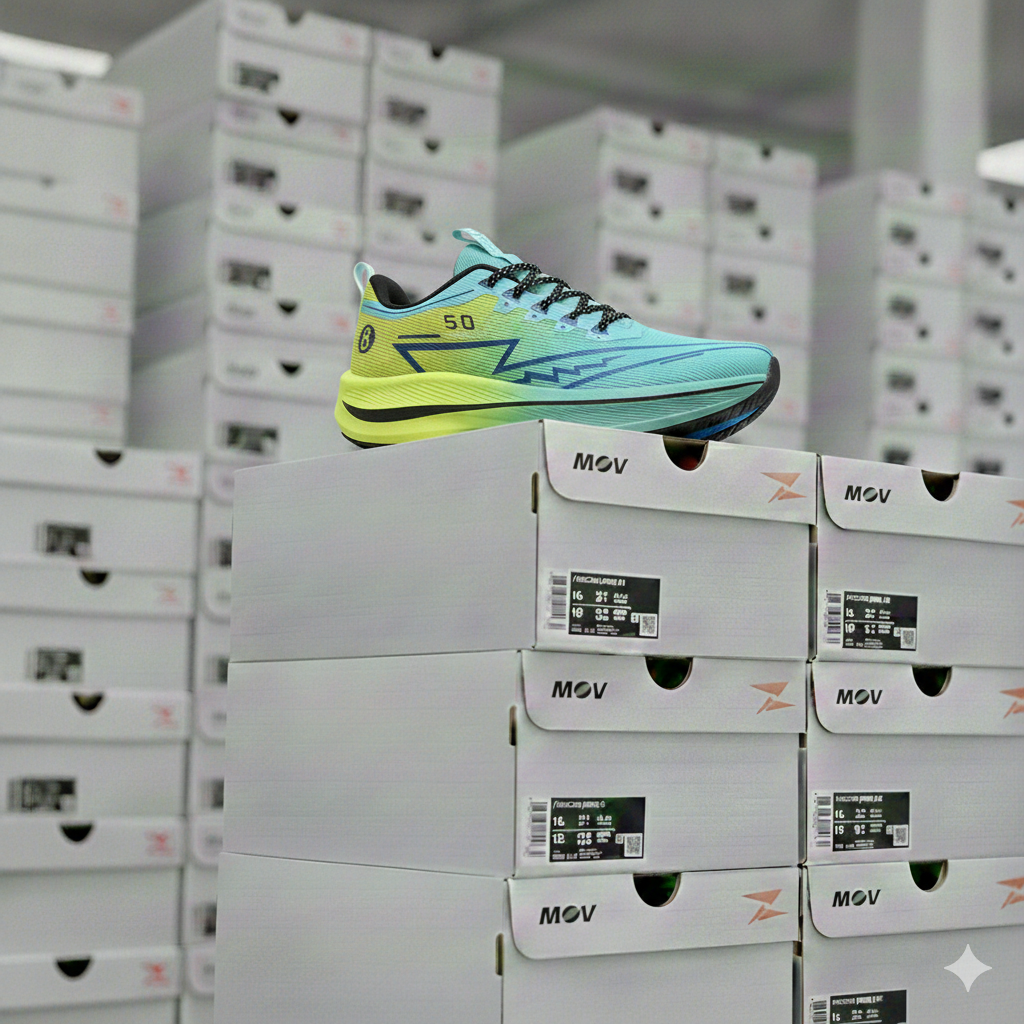 Tênis Movrun Carbon – Sky Blue & Mint Green