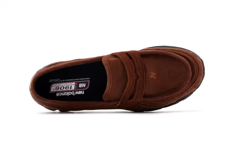 New Balance 1906L Rich Oak Suede Camurça Slip - on Marrom - Meireles Sport