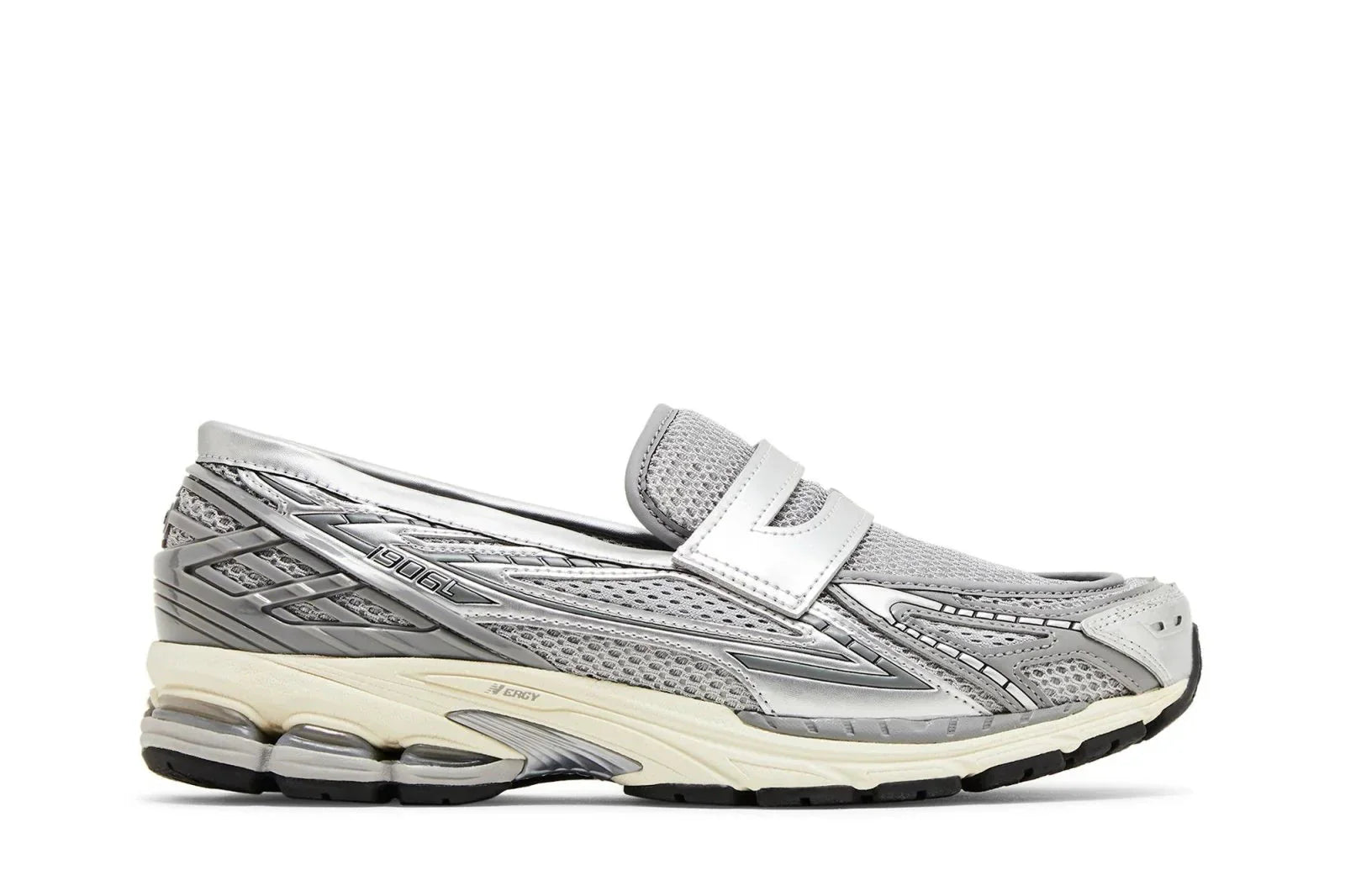New Balance 1906L Silver Shadow Grey Mesh Sintético Slip - on Prata - Meireles Sport
