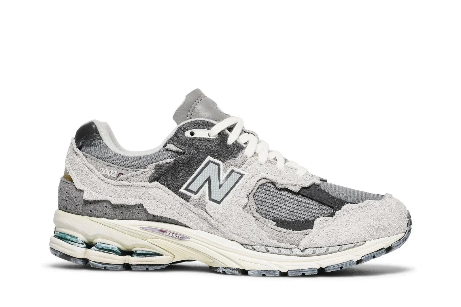 New Balance 2002R Protection Pack Rain Cloud Suede Mesh Cinza - Meireles Sport