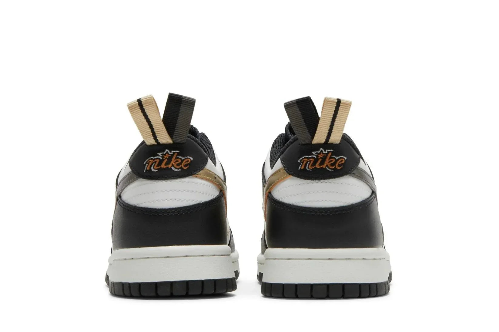 Nike Dunk Low GS Black/White Metallic Preto - Meireles Sport