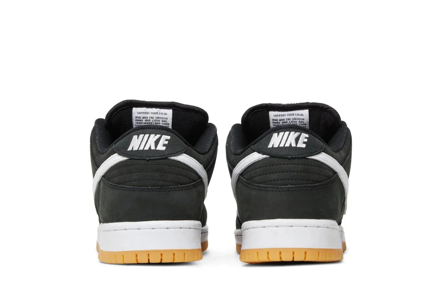 Nike SB Dunk Low Pro ISO Black Gum Preto - Meireles Sport