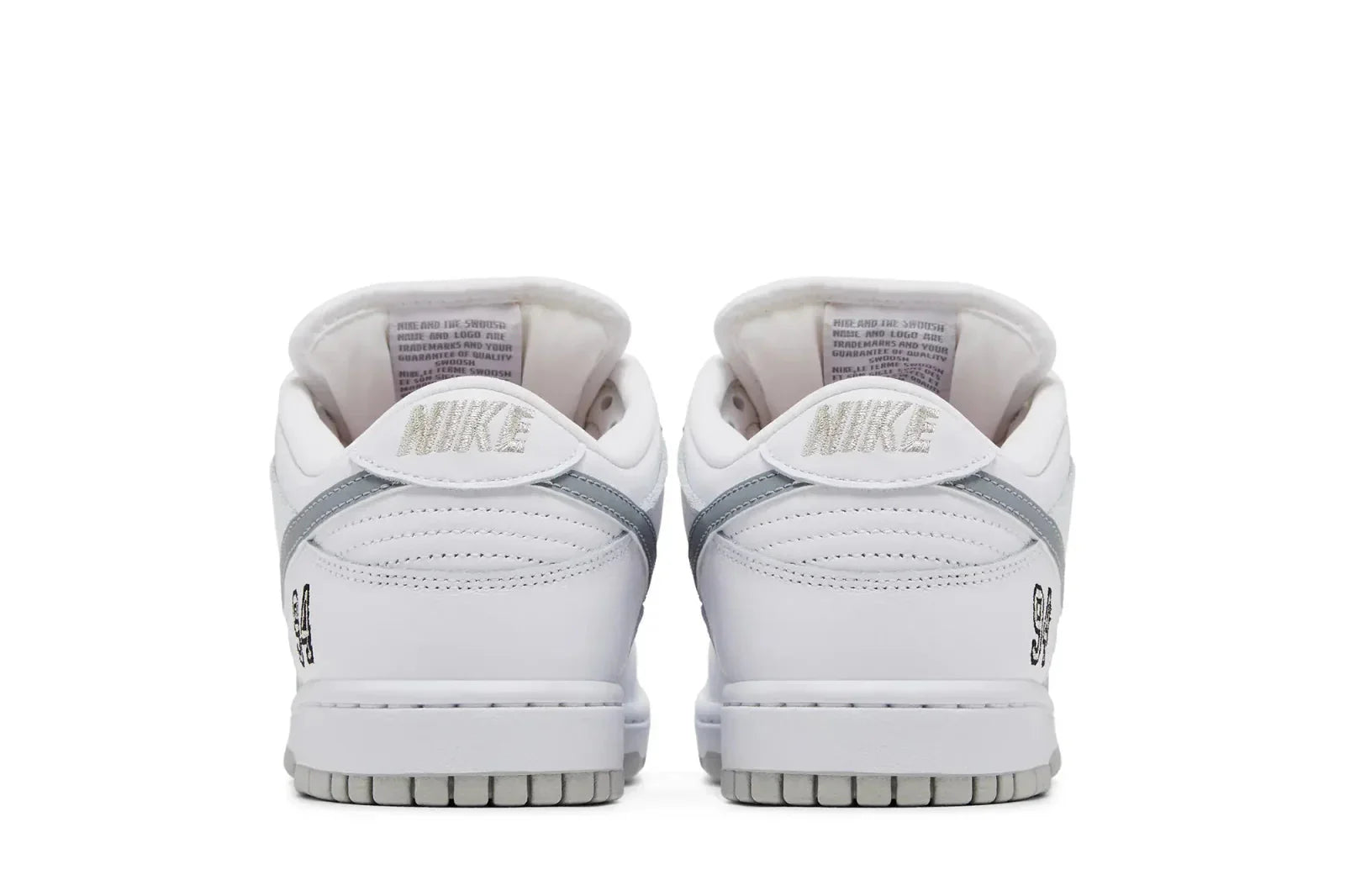 Nike SB Dunk Low Supreme 94 White Metallic Silver Branco - Meireles Sport