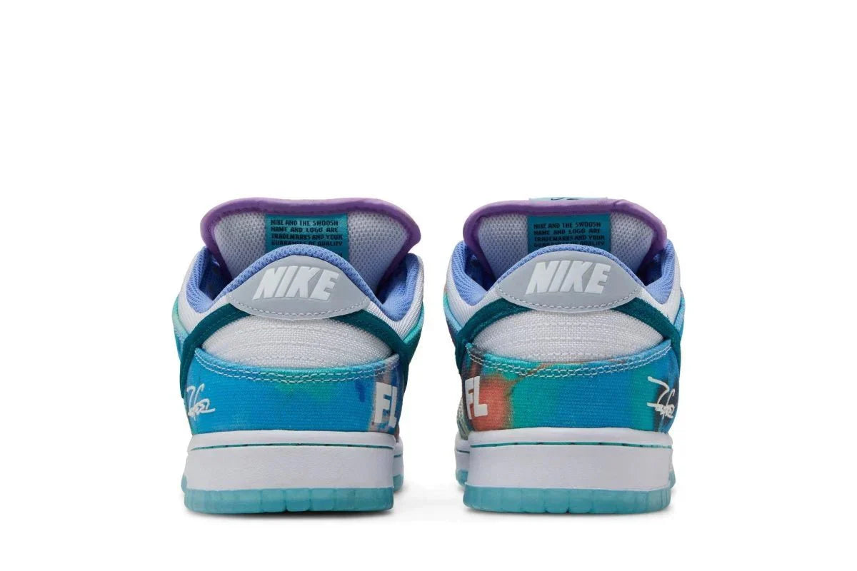 Nike Sb Dunk Low x Futura Skateboard Bleached Aqua Azul - Meireles Sport