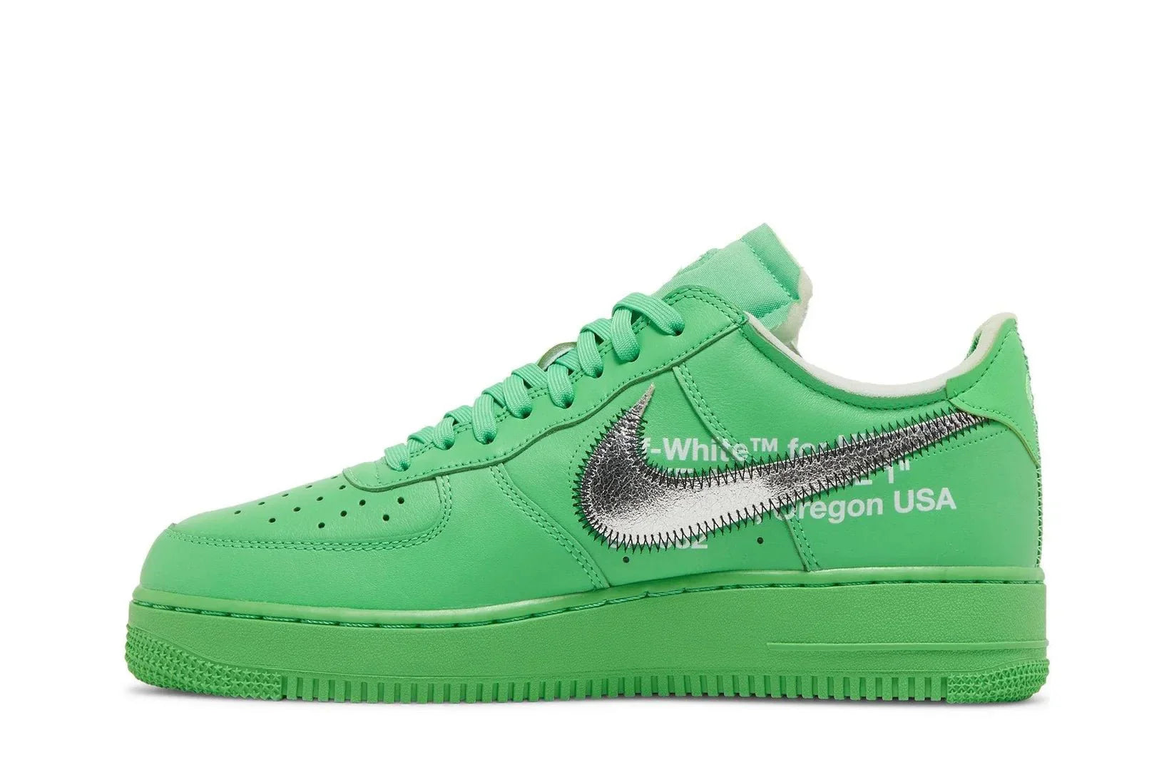 Off - White x Nike Air Force 1 Low Green Brooklyn Verde - Meireles Sport