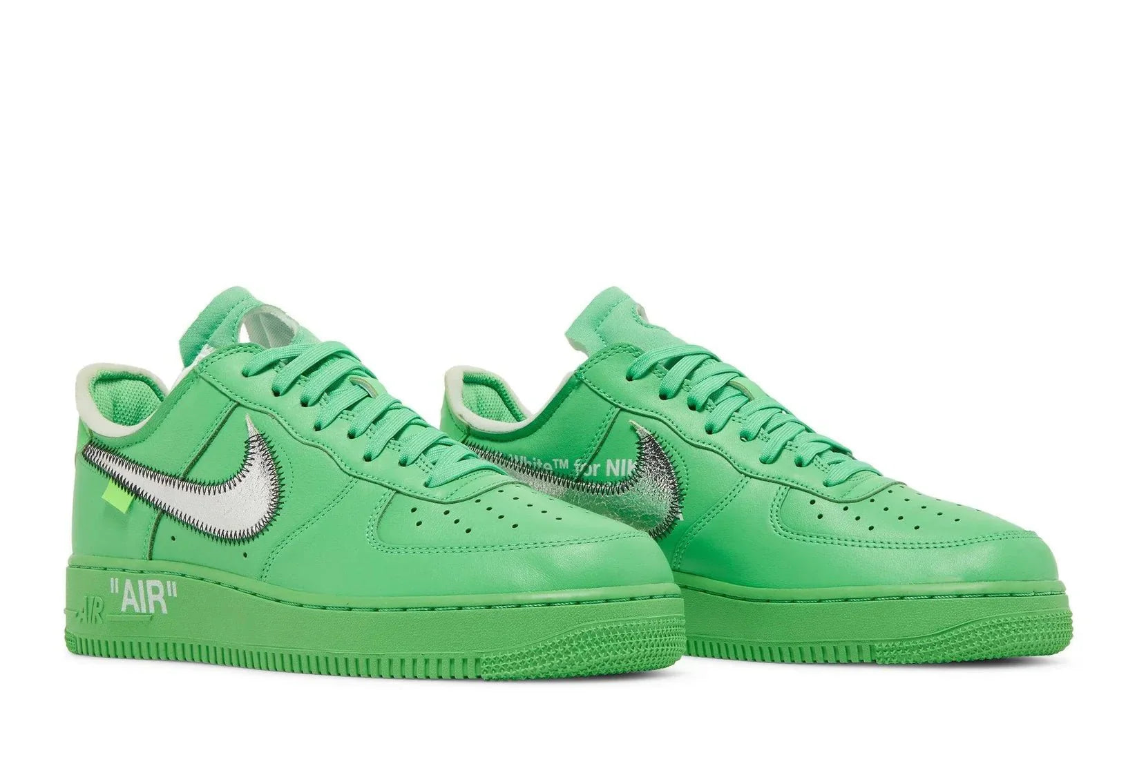 Off - White x Nike Air Force 1 Low Green Brooklyn Verde - Meireles Sport