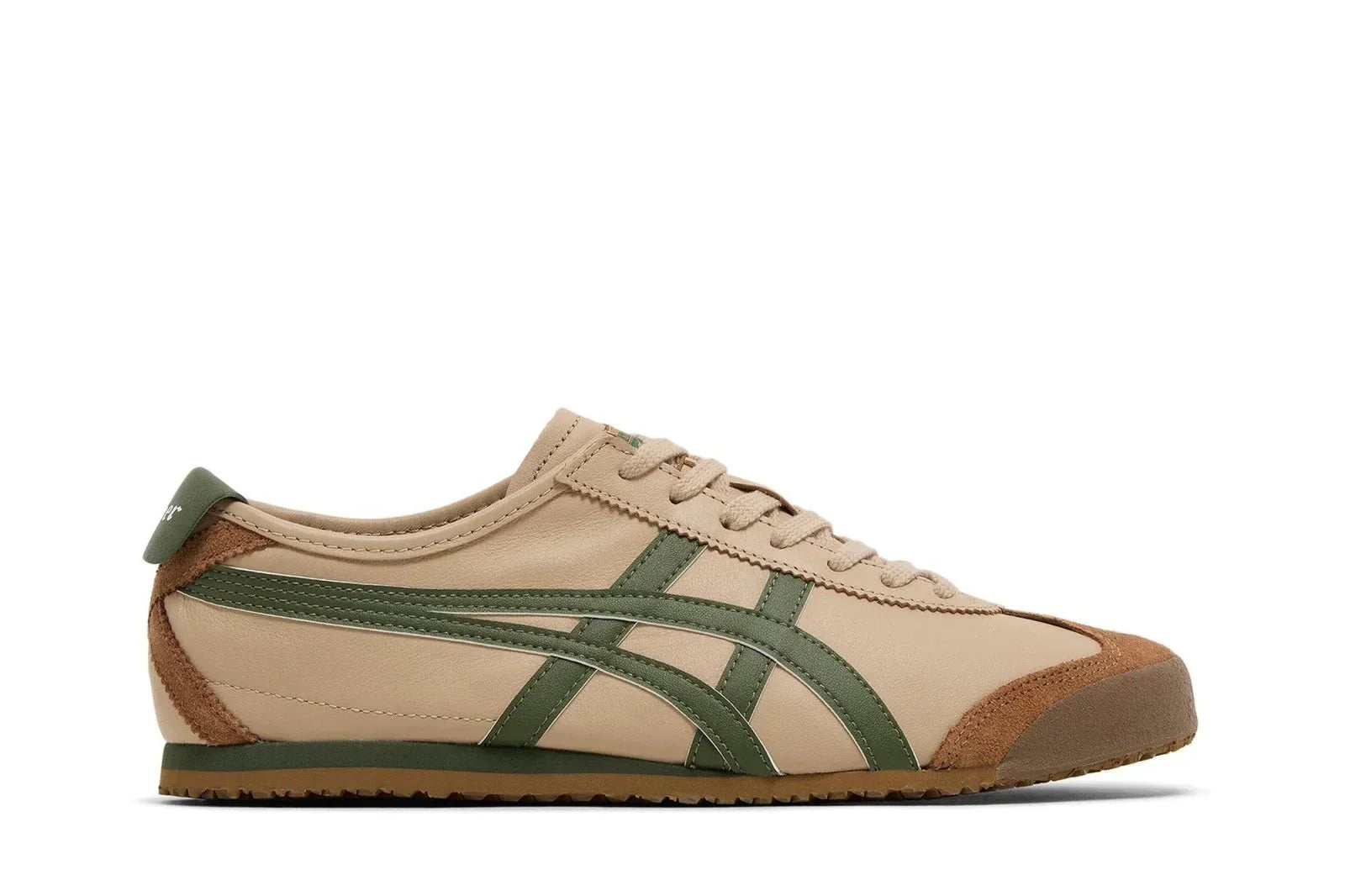 Onitsuka Tiger Mexico 66 Beige Grass Green Marrom - Meireles Sport