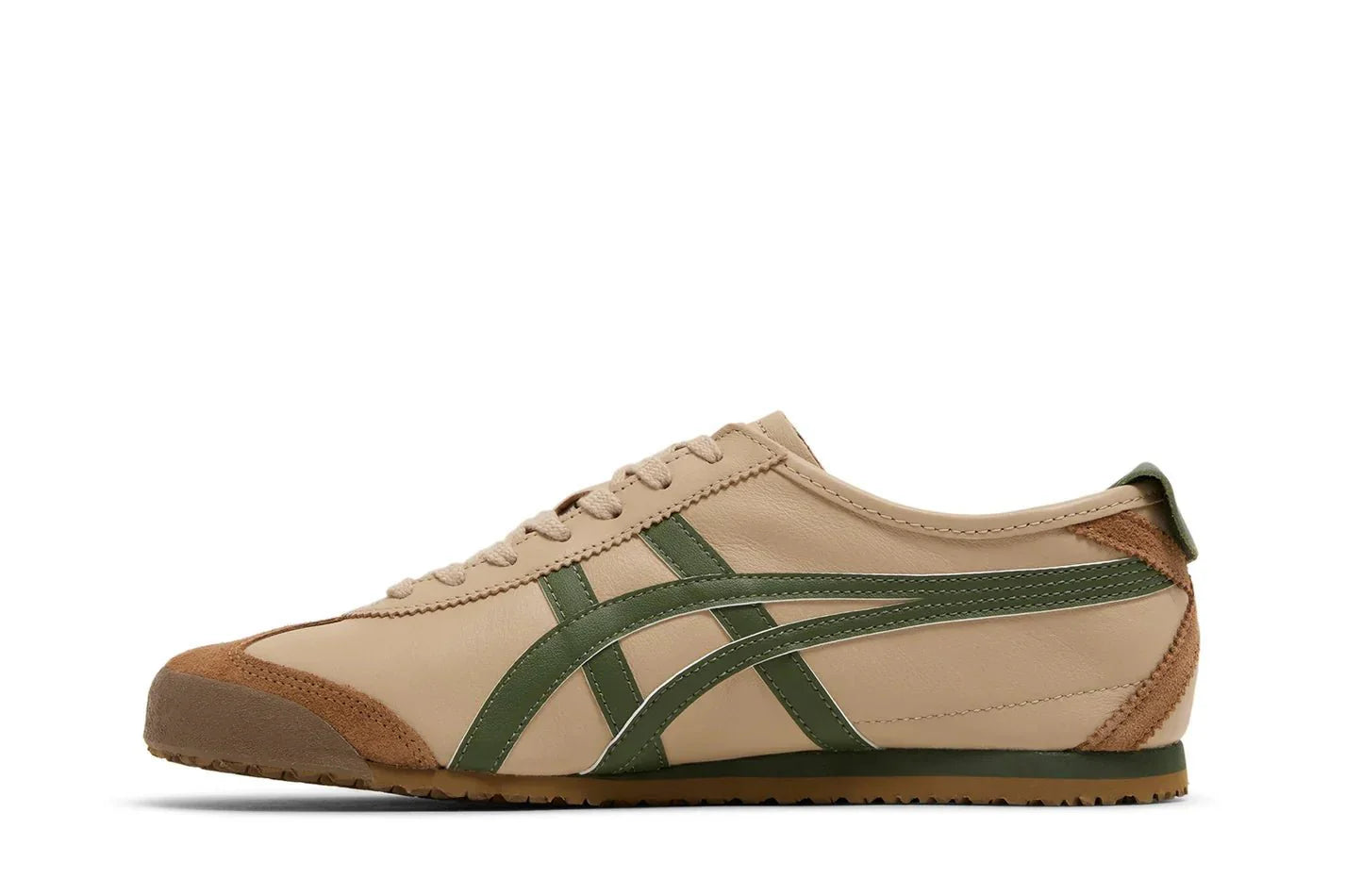 Onitsuka Tiger Mexico 66 Beige Grass Green Marrom - Meireles Sport