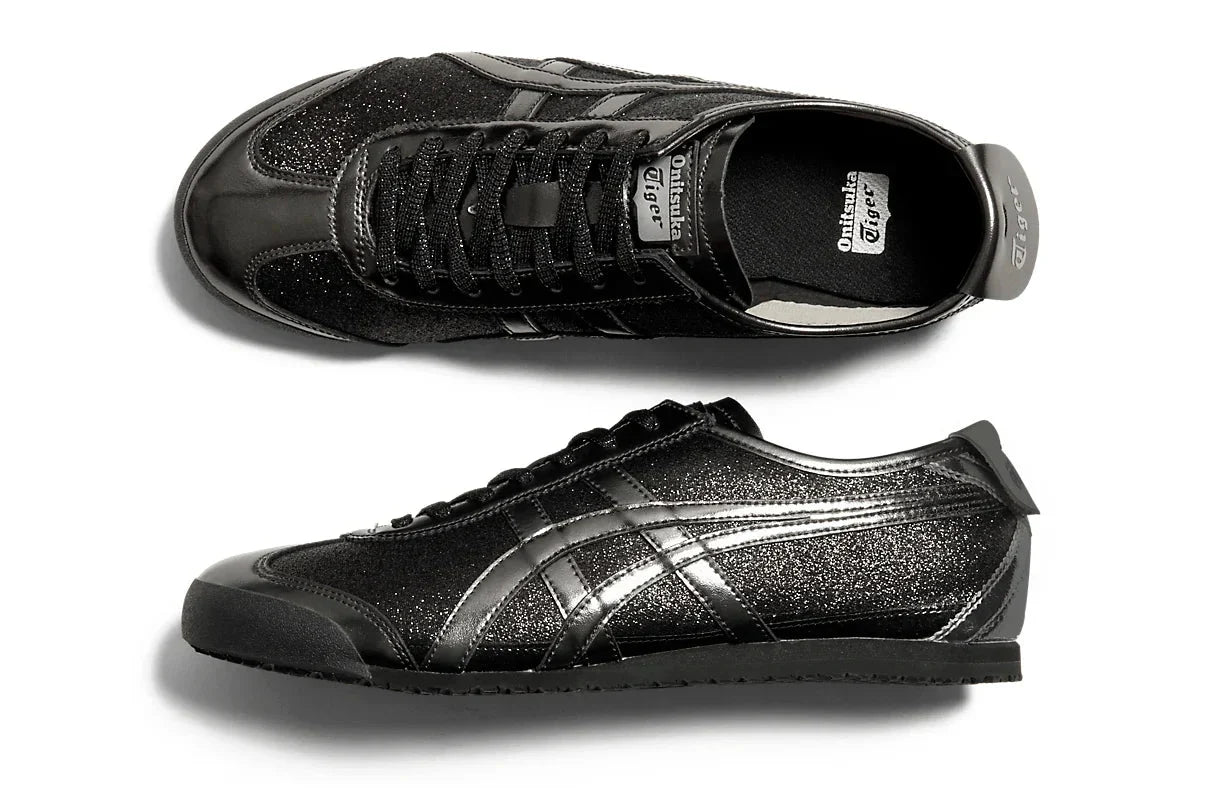 Onitsuka Tiger Mexico 66 Glitter Pack Black Gunmetal Preto - Meireles Sport