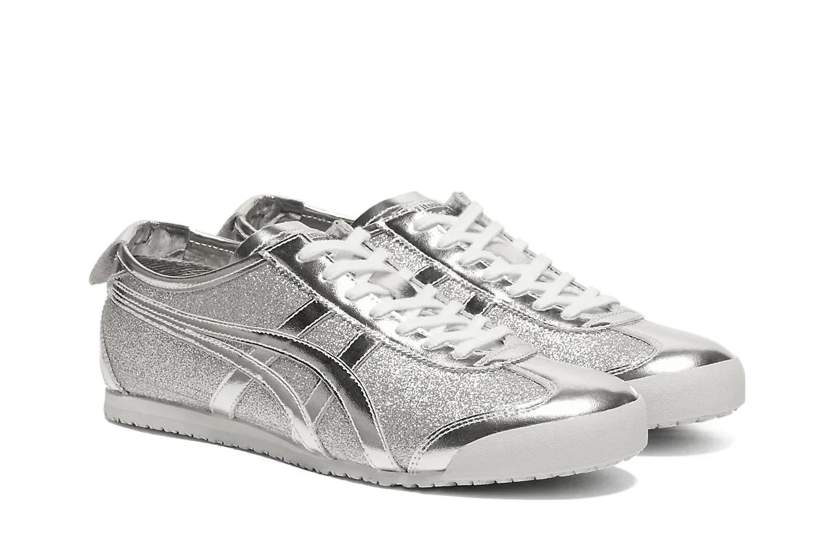 Onitsuka Tiger Mexico 66 Glitter Pack Pure Silver Prateado - Meireles Sport