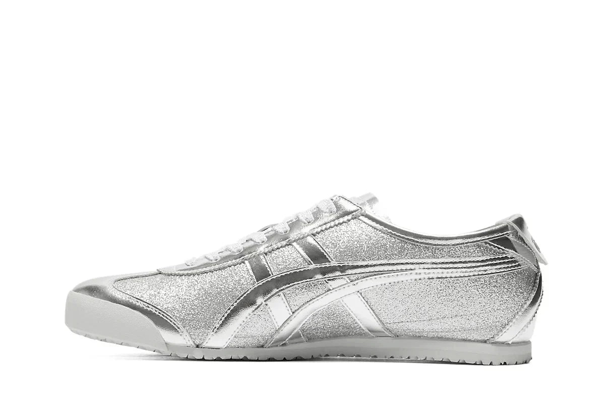 Onitsuka Tiger Mexico 66 Glitter Pack Pure Silver Prateado - Meireles Sport