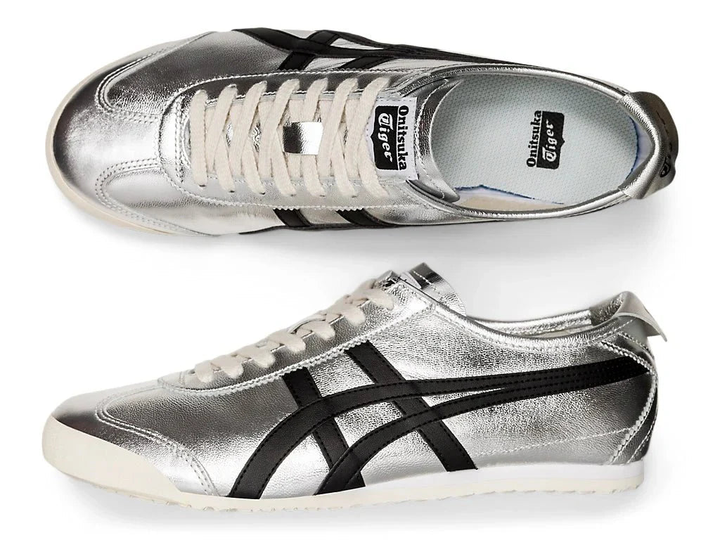 Onitsuka Tiger Mexico 66 Pure Silver Black Cinza - Meireles Sport