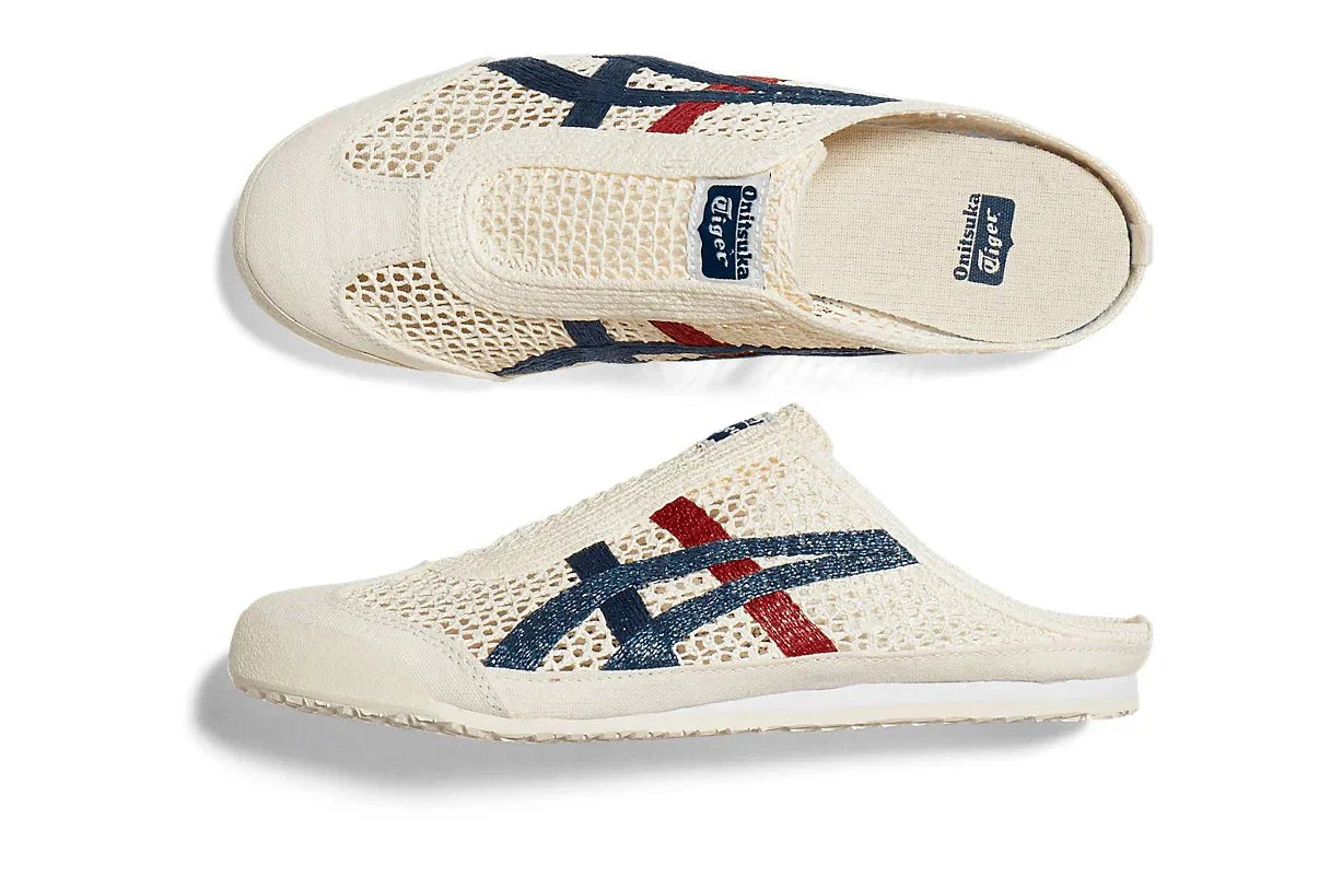 Onitsuka Tiger Mexico 66 Sabot Cream Mako Blue Bege - Meireles Sport