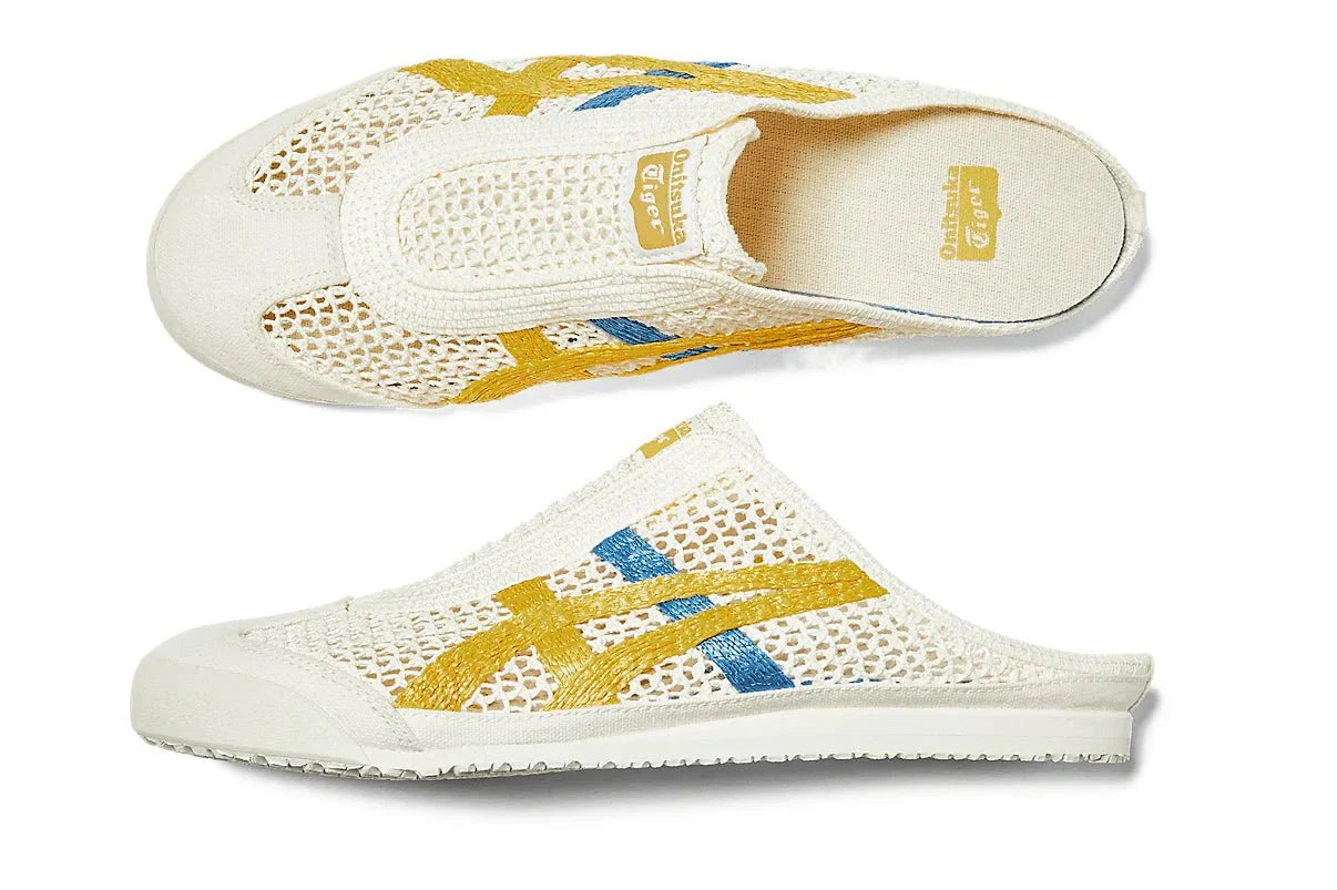 Onitsuka Tiger Mexico 66 Sabot Cream Mustard Bege - Meireles Sport