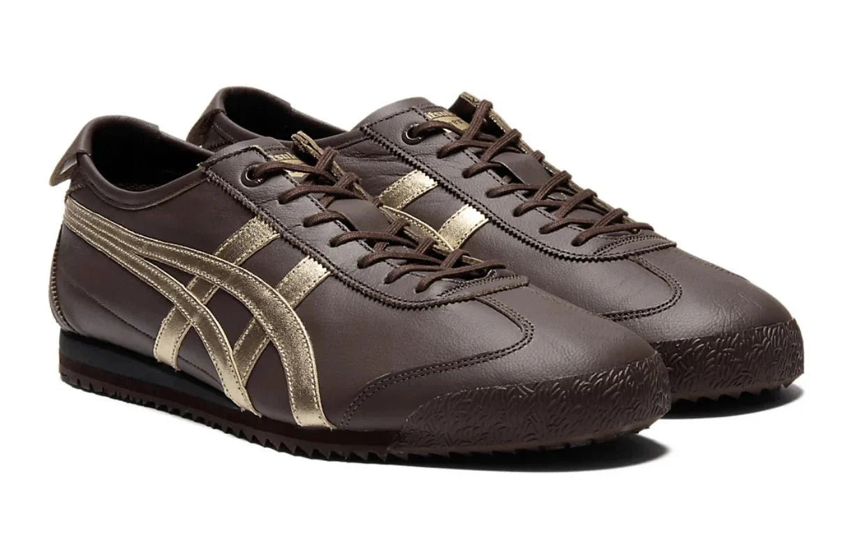 Onitsuka Tiger Mexico 66 SD Licorice Brown Champagne Marrom - Meireles Sport