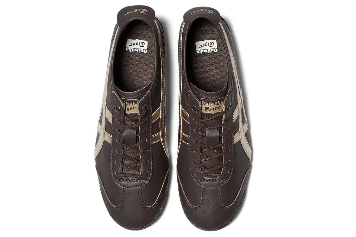 Onitsuka Tiger Mexico 66 SD Licorice Brown Champagne Marrom - Meireles Sport
