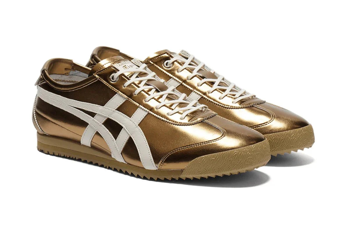 Onitsuka Tiger Mexico 66 SD Metallic Series Desert Camp Cream Dourado - Meireles Sport