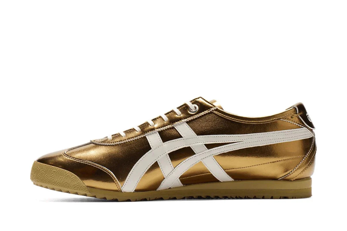 Onitsuka Tiger Mexico 66 SD Metallic Series Desert Camp Cream Dourado - Meireles Sport