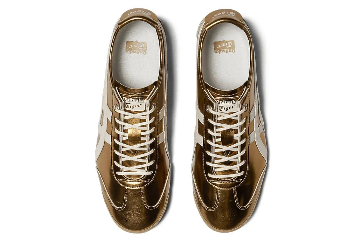 Onitsuka Tiger Mexico 66 SD Metallic Series Desert Camp Cream Dourado - Meireles Sport