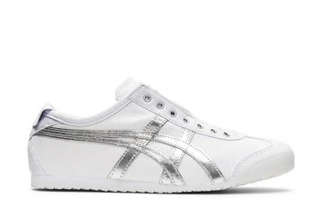 Onitsuka Tiger Mexico 66 Slip - On White Pure Silver Prateado - Meireles Sport