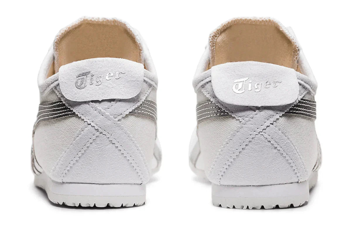 Onitsuka Tiger Mexico 66 Slip - On White Pure Silver Prateado - Meireles Sport
