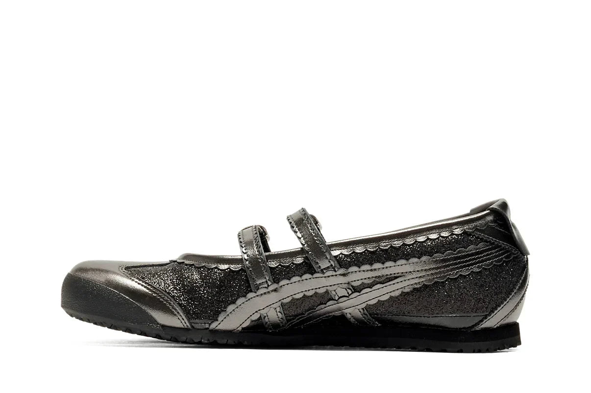 Onitsuka Tiger Mexico 66 TGRS Black/Gunmetal Glitter Pack Preto - Meireles Sport