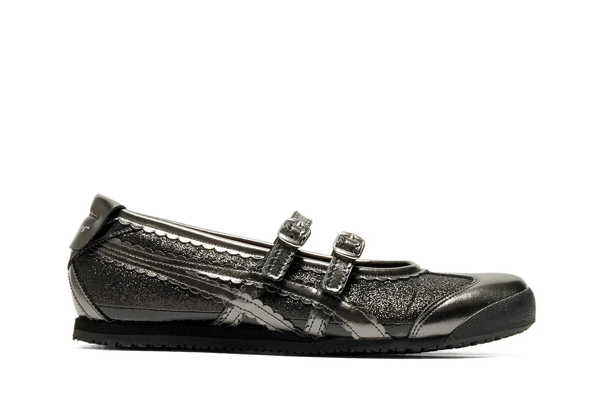 Onitsuka Tiger Mexico 66 TGRS Black/Gunmetal Glitter Pack Preto - Meireles Sport
