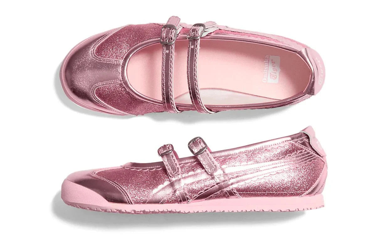 Onitsuka Tiger Mexico 66 TGRS Pink Cameo/Cotton Candy Glitter Pack Rosa - Meireles Sport