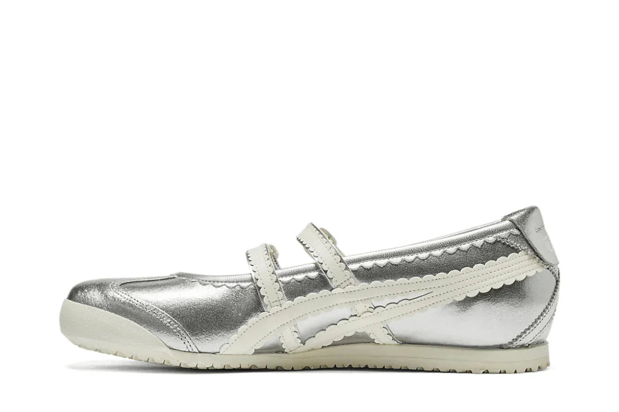 Onitsuka Tiger Mexico 66 TGRS Silver Cream Prateado - Meireles Sport