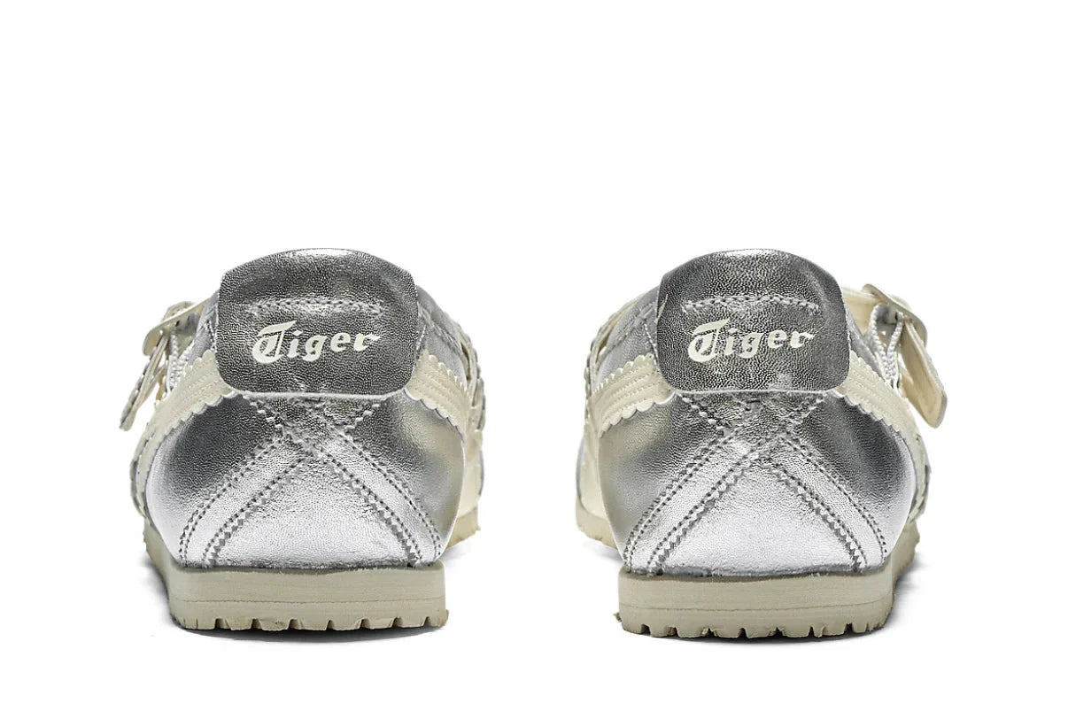 Onitsuka Tiger Mexico 66 TGRS Silver Cream Prateado - Meireles Sport