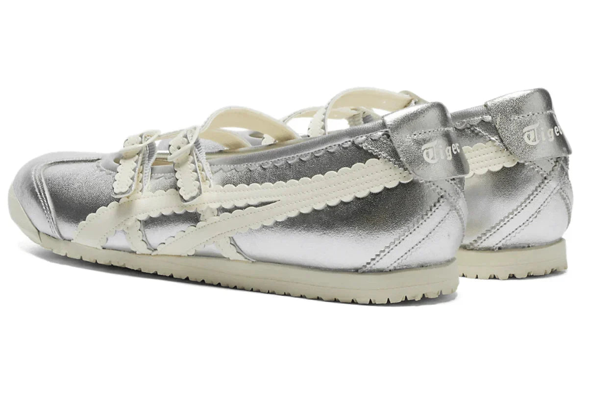 Onitsuka Tiger Mexico 66 TGRS Silver Cream Prateado - Meireles Sport
