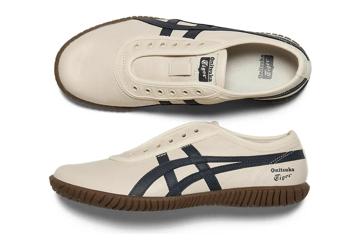 Onitsuka Tiger Tsunahiki Slip - On Birch/Indigo Navy Bege - Meireles Sport