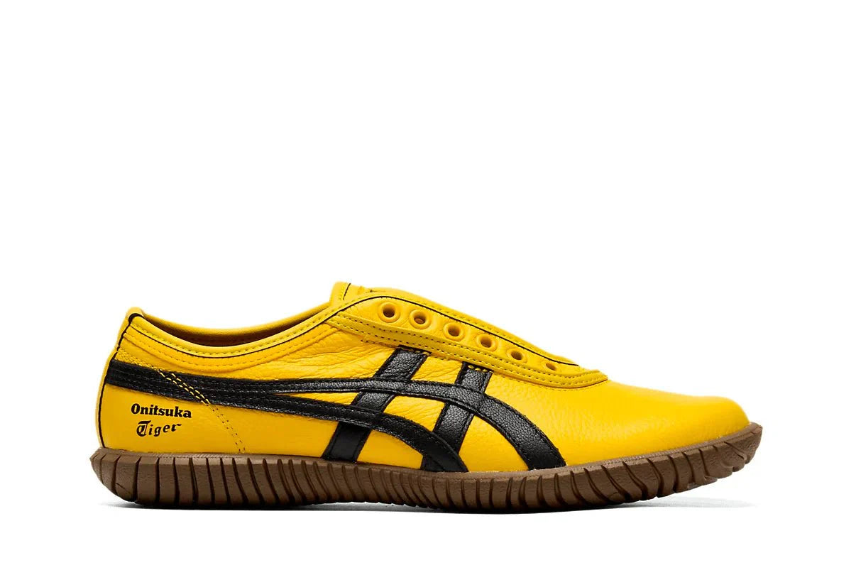 Onitsuka Tiger Tsunahiki Slip - On Sunflower Yellow/Black Amarelo - Meireles Sport
