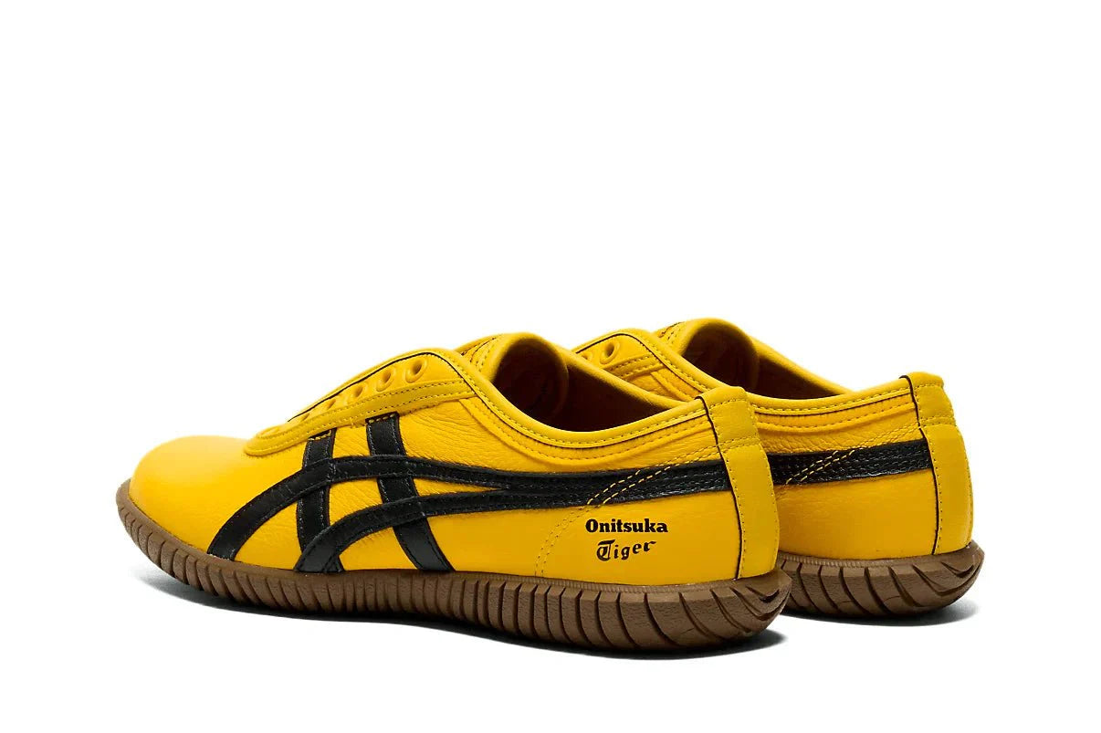 Onitsuka Tiger Tsunahiki Slip - On Sunflower Yellow/Black Amarelo - Meireles Sport