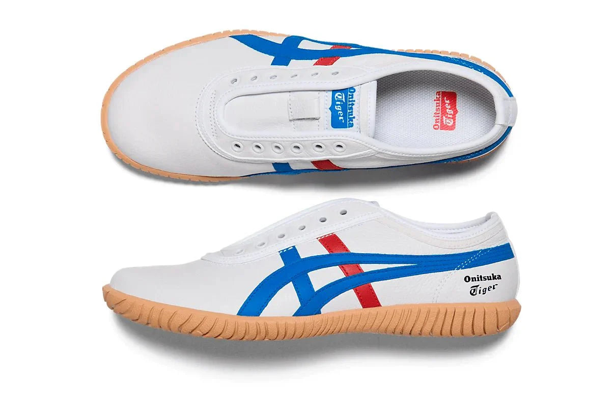 Onitsuka Tiger Tsunahiki Slip - On White/Directoire Blue Branco - Meireles Sport